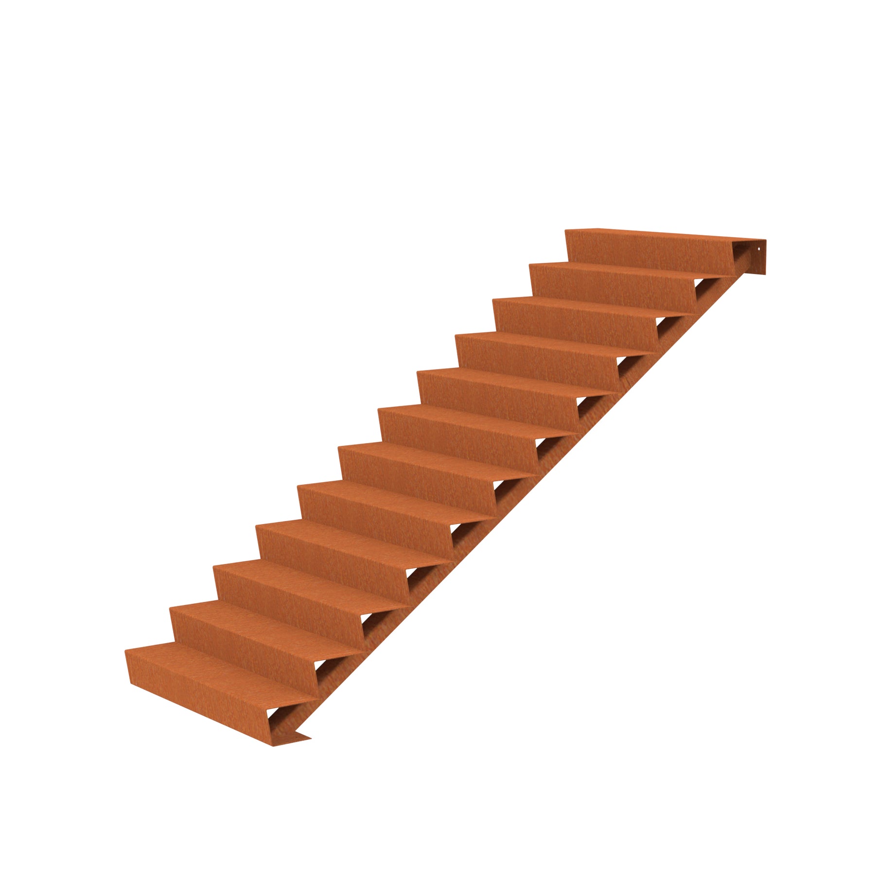 Escalier en acier Corten