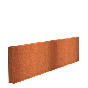 Mur en acier Corten